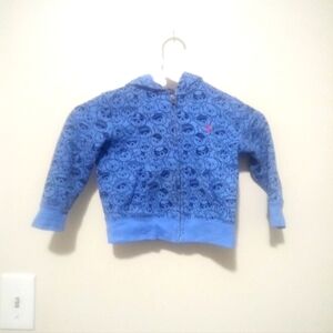 Boys Ralph Lauren polo blue zip up jacket size 2t